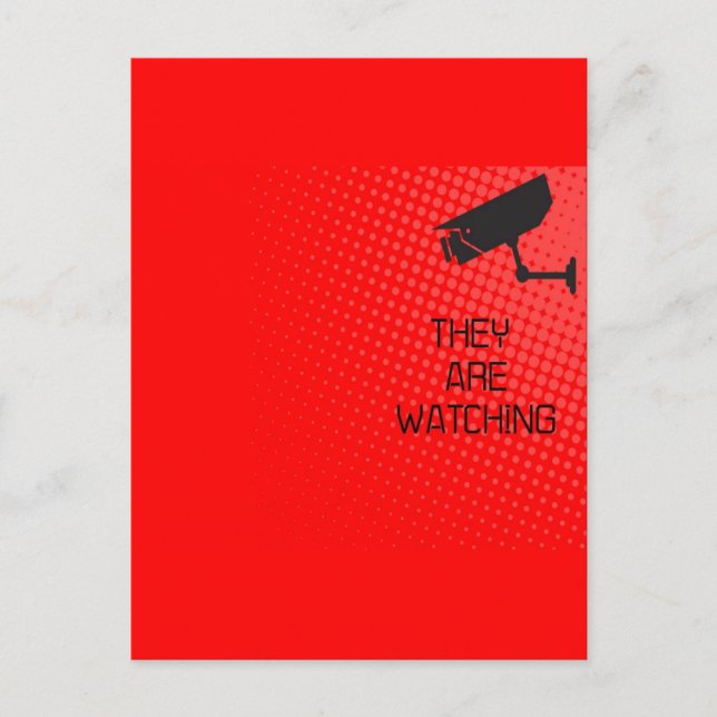 They are watching postcard (Front)