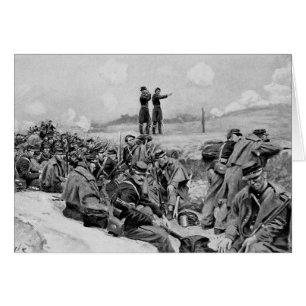 They Awaited the Order to Charge