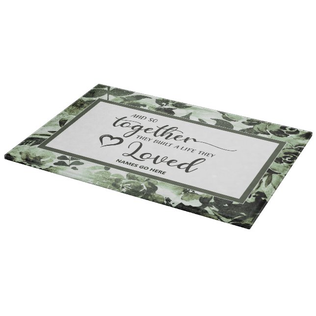 They Built A Life They Love Cutting Board (Corner)