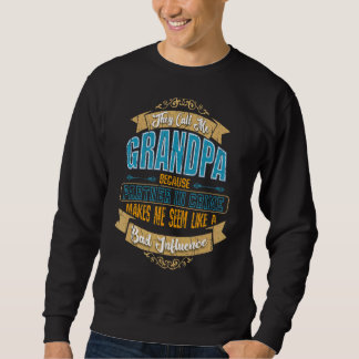 They Call Me Grandpa Partnter In Crime Sweatshirt
