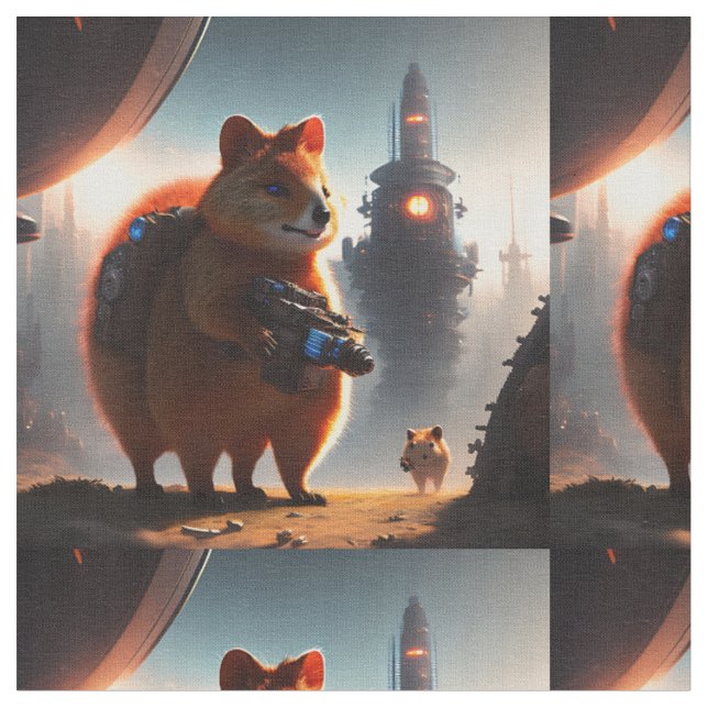 They Call Me My Quokka, Fabric (Close Up)