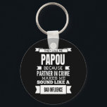 They Call Me Papou Greece Greek Grandpa  Key Ring<br><div class="desc">They Call Me Papou Greece Greek Grandpa</div>