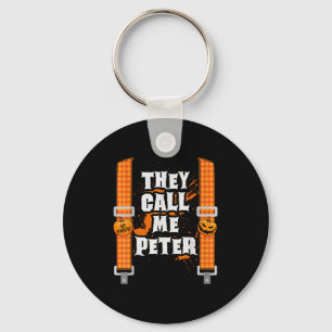They Call Me Peter Halloween Pumpkin Eater Couples Key Ring