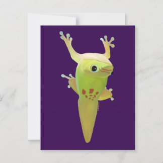 They call me sticky toes! DAY GECKO Postcard