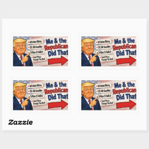 They Did That !!! Rectangular Sticker
