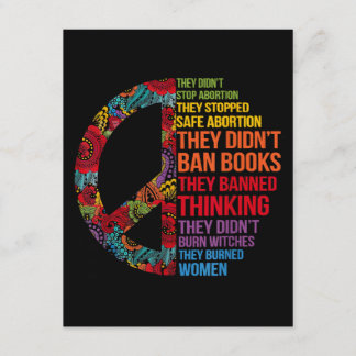 They Didn't Stop Abortion They Stopped Safe Femini Enclosure Card