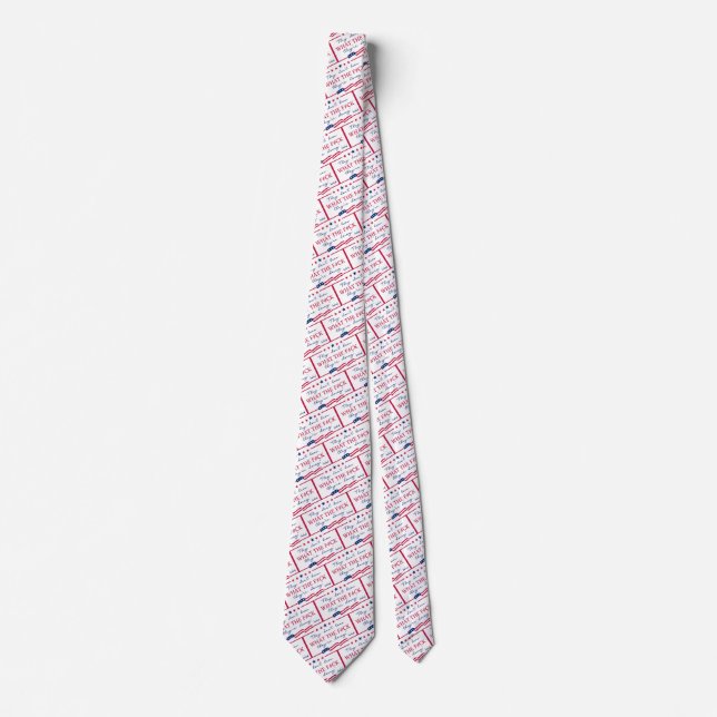 They Don't Know What They're Doing Funny Quote Tie (Front)
