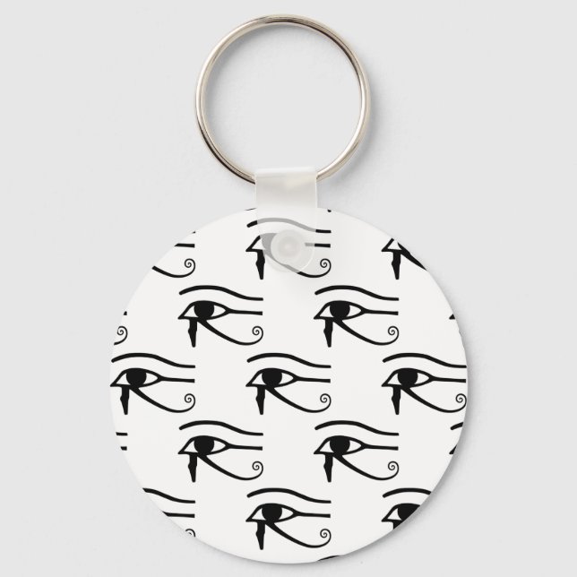 They Eye Of Horus Pattern Key Ring (Front)