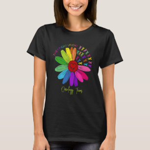 They Fight I Fight Oncology Team Sunflower Oncolog T-Shirt