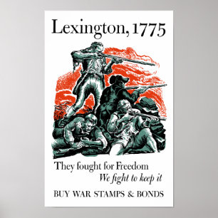 They Fought For Freedom We Fight To Keep It -- WW2 Poster