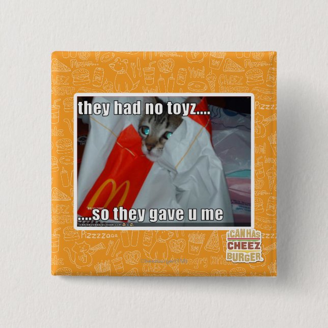 they had no toyz 15 cm square badge (Front)