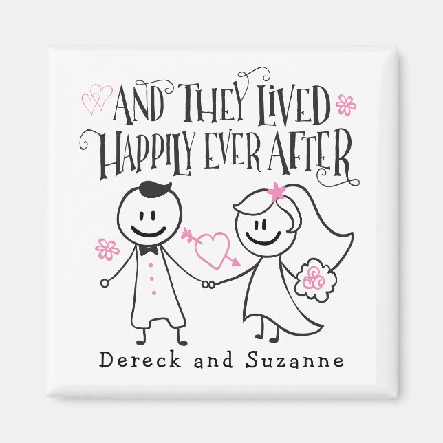They Lived Happily Ever After Magnet (Front)