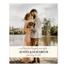 They lived happily ever after wedding signage