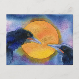 They Met By Moonlight Postcard