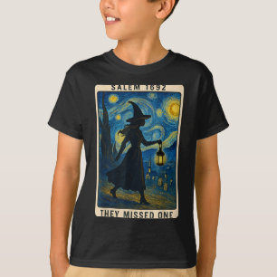 They Missed One Tarot Van Gogh Salem 1692 Hallowee T-Shirt