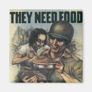 They Need Food ~ Plant More Beans Magnet