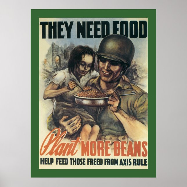 They Need Food Poster (Front)