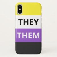 They Non-Binary Case-Mate Barely There iPhone X