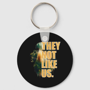 They Not Like Us Touchdown American Football Game  Key Ring