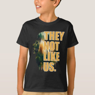 They Not Like Us Touchdown American Football Game  T-Shirt
