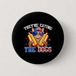 They’re Eating The Dogs And Cats Kamala Trump Deba 6 Cm Round Badge