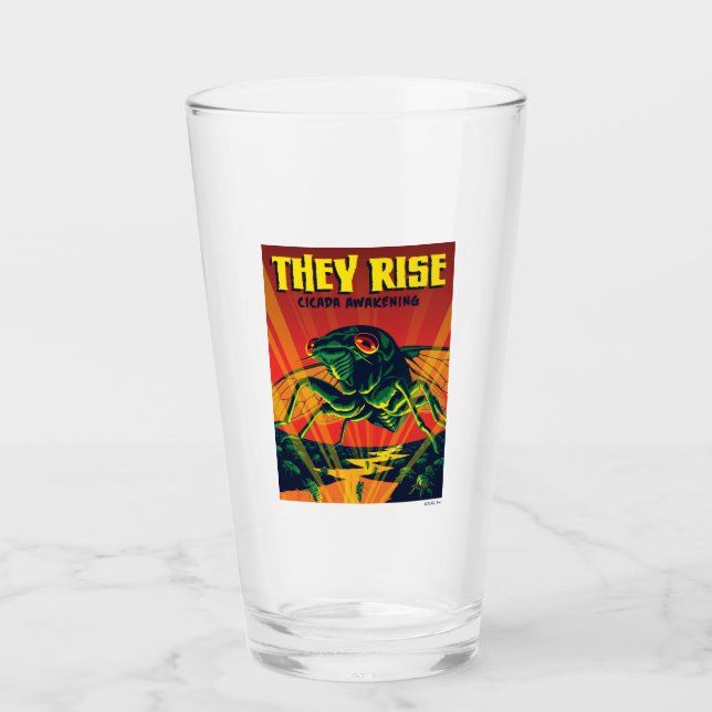 They Rise Cicada Awakening Glass (Front)