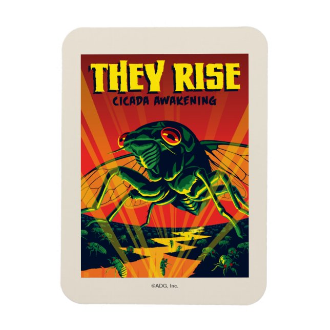 They Rise Cicada Awakening Magnet (Vertical)