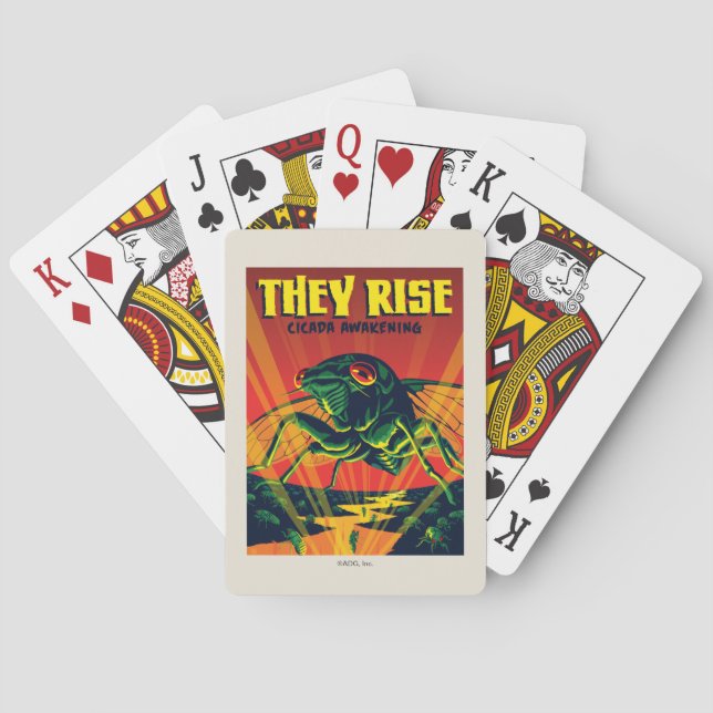 They Rise Cicada Awakening Playing Cards (Back)