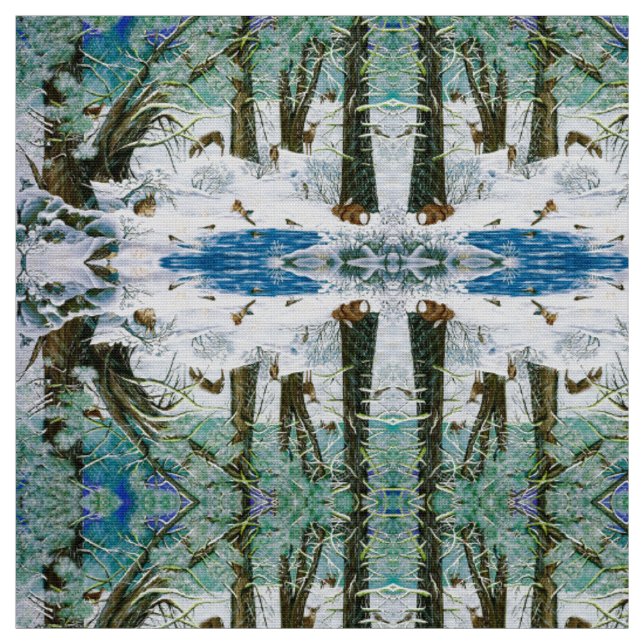 They Said it Wouldn’t Snow Fabric (Swatch)