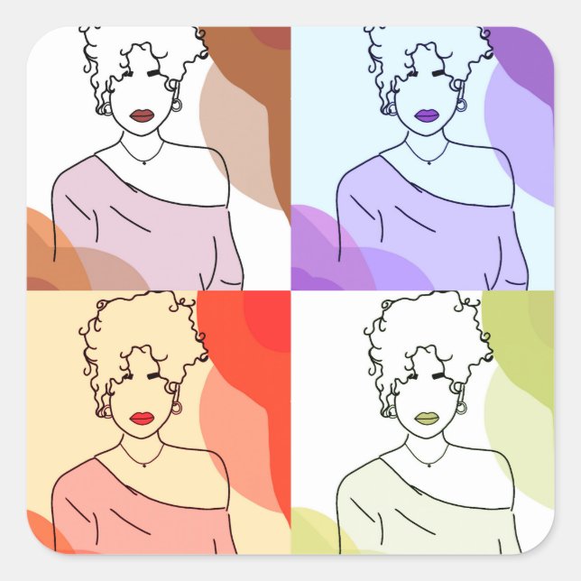 They Square Sticker (Front)