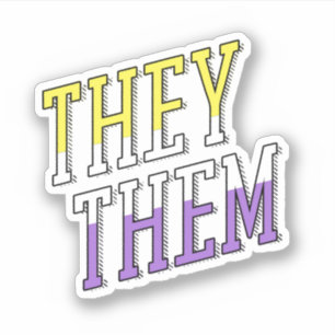 They Them Nonbinary Colours