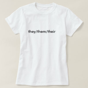 they/them/their pronoun shirt
