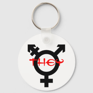 They Transgender Key Ring