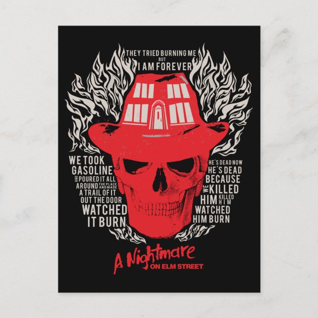 They Tried To Burn Me Holiday Postcard (Front)