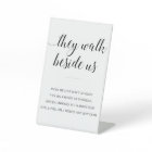 They Walk Beside Us Poem Wedding Memorial
