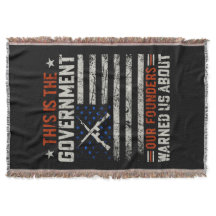 They Warned Us! Throw Blanket