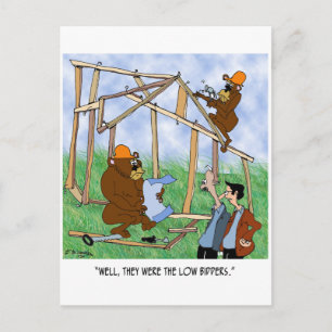 They Were Low Bidders Postcard