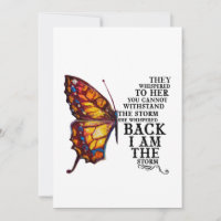 They Whispered Her You Cannot Withstand The Storm