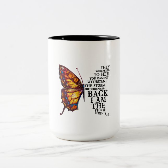 They Whispered To Her You Cannot Withstand Two-Tone Coffee Mug (Center)