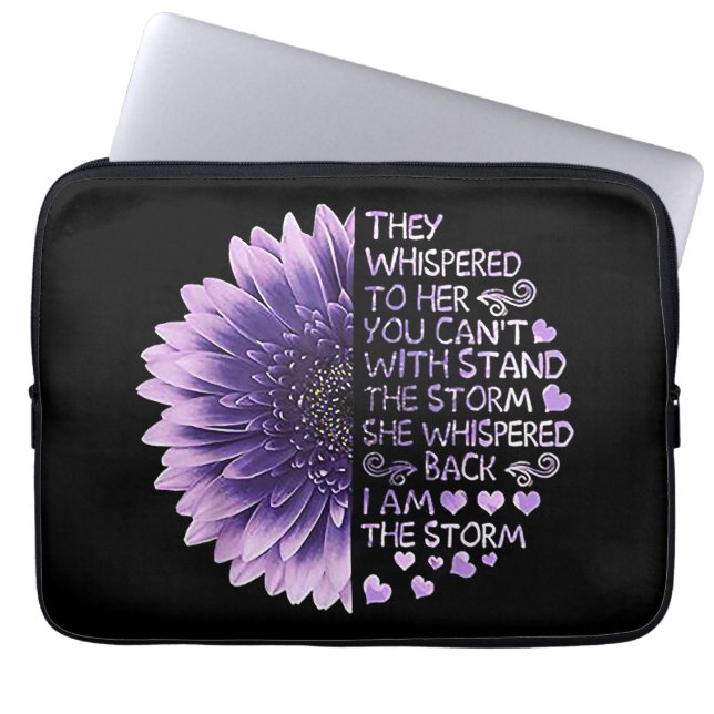 They Whispered To Her You Can't With Stand The Sto Laptop Sleeve (Front)