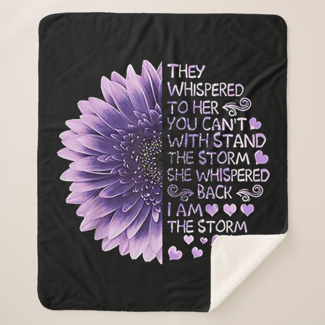 They Whispered To Her You Can't With Stand The Sto Sherpa Blanket (Front)