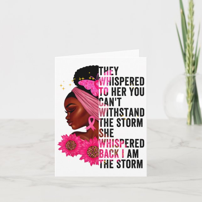 They Whispered To Her You Can't Withstand The Stor Card (Front)