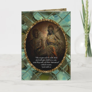They will call him Immanuel Holiday Card