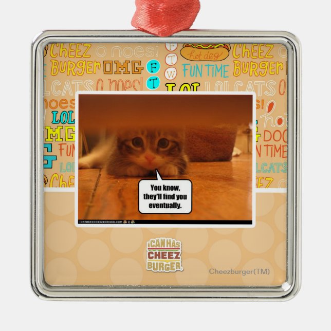 They'll find you metal tree decoration (Front)