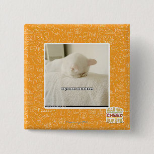 they'll never find meh here 15 cm square badge