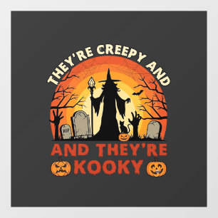 Theyre Creepy Kooky Halloween Witch Graveyard Pump