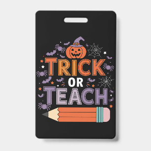 They're Eating Dogs And Cats And Pets Halloween ID Badge