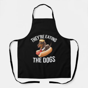 They're Eating The Dogs Donald Trump Debate 2024  Apron