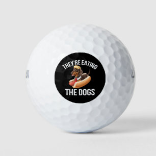They're Eating The Dogs Donald Trump Debate 2024  Golf Balls