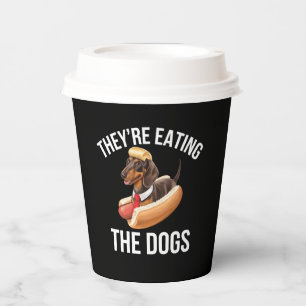 They're Eating The Dogs Donald Trump Debate 2024  Paper Cups